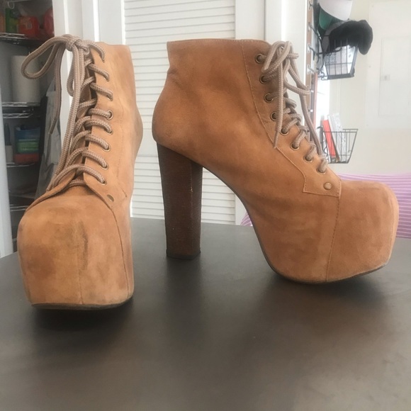Jeffrey Campbell Shoes - Jeffrey Campbell Nude Lita Booties